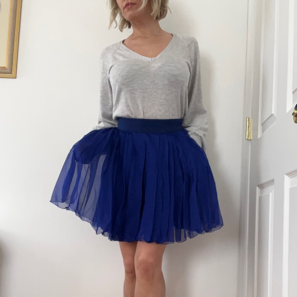DELPOZC silk pleated shorts/skirt